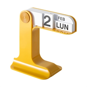 Artemide Timor Decorative Calendar Yellow