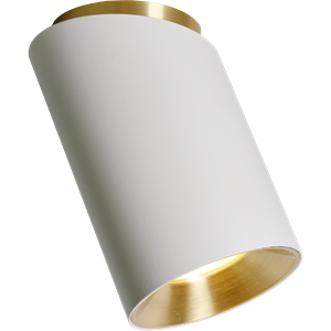 DCW Tobo C85 Diag Ceiling Light White/ Brass