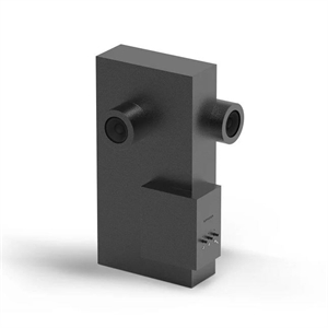 Transparent Brutalist Sculpture Speaker Black
