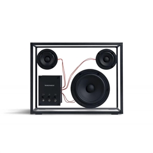 Transparent Speaker Black/ Red