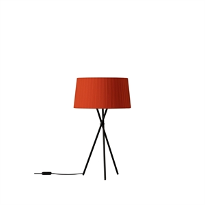 Santa & Cole Tripod G6 Table Lamp Red- Amber