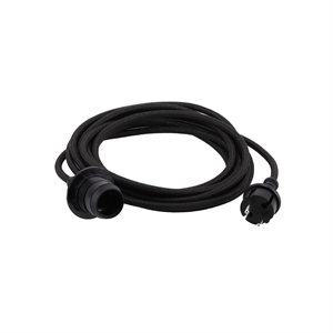 Watt & Wick Outdoor Cable Set For E27 Black