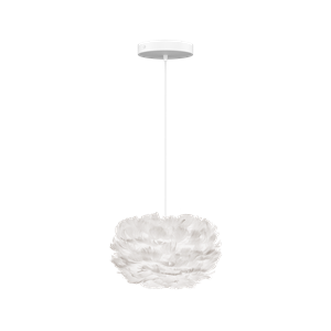 Umage Eos Pendant Micro White with Flat Rosette in White