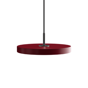 Umage Asteria Plus Mini Pendant Ruby Red/ Black