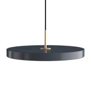 Umage Asteria Plus Medium Pendant Anthracite Grey/ Brass