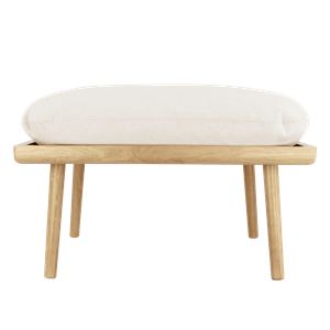 Umage Lounge Around Shuffle Pouf White Sands