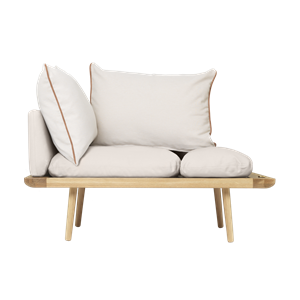 Umage Lounge Around 1½-Seater Sofa Oak/White Sands