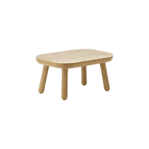 Umage Paff Side Table Low Oak/Travertine