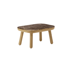 Umage Paff Side Table Low Oak/Emperador