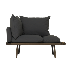 Umage Lounge Around 1½-Seater Sofa Dark Oak/Shadow