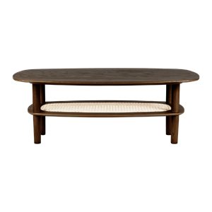 Umage Together Sleek Rectangle Coffee Table Low Dark Oak