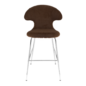 Umage Time Flies Bar Stool Teddy Brown/ Chrome