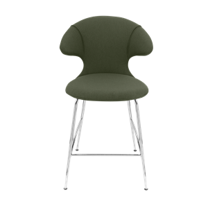 Umage Time Flies Counter Bar Stool Racing Green/ Chrome