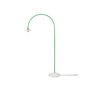 Valerie Objects Standing Lamp N°2 Floor Lamp Marble/ Green