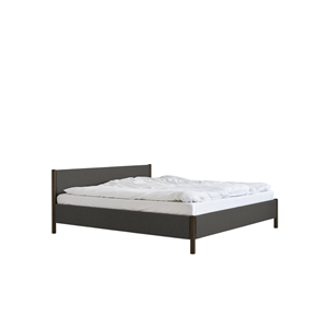 Rye Sleep Veng Bed Frame 180x210 Gray/ Smoked Oak