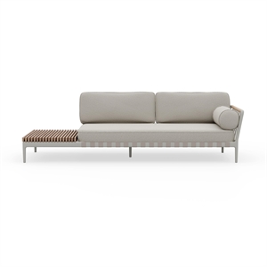 Vipp 720 Open-Air Open End Left Outdoor Sofa Dune/ Sand