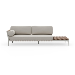 Vipp 720 Open-Air Open End Right Outdoor Sofa Dune/ Sand