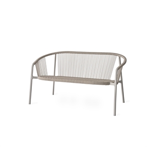 Vipp 721 Lagrasse Outdoor 2-Seater Sofa Warm Gray