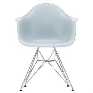 Vitra Eames Plastic RE DAR Dining Chair Ice Grey/ Chrome
