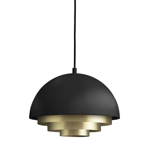 Warm Nordic Milieu Color Mini Pendant Matt Black Brass