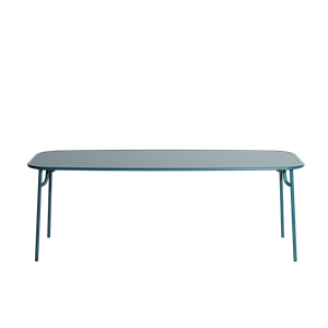 Petite Friture WEEK-END Rectangular Table 85x220 Ocean Blue