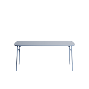 Petite Friture WEEK-END Rectangular Table 85x180 Blue Pigeon
